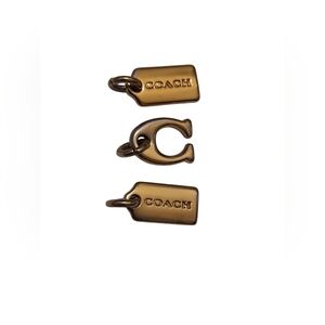 Authentic Coach Mini Bag Charm Trio set